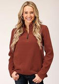 Roper Womens Micro Fleece Sienna Rust - RT-98-692-6158RT