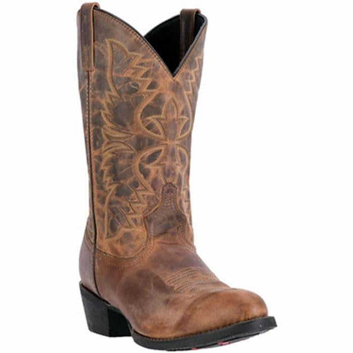 Laredo Mens Birchwood Leather Western Boot Tan-68452