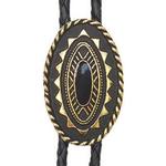 Western Express Inc Bolo- Gold Oblong Aztec-BT-4910-G