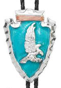 Western Express Inc Bolo-Arrowhead/Eagle Turq-BT-8650