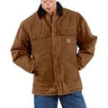 Carhartt Mens Sandstone Arctic Insulated Work Coat Brown-C26-211