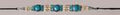 Western Express Inc Bone Hatband Turq-CN-011