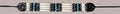 Western Express Inc Bone Hatband Bla/Turq-CN-017