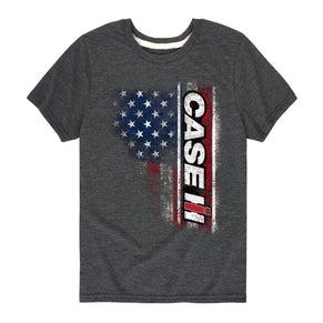 Country Casuals Case IH Youth Distressed Flag T-Shirt - Kids