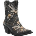 Dingo Womens Primrose Western Cowgirl Boot Black-DI748-BLK
