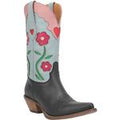 Dingo Womens Comin Up Roses Black Western Cowgirl Boot-DI918-BLK