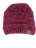 Girlie Girl Originals Cc Burgundy Velour Beanie-HAT30-BUR