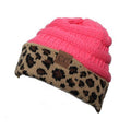 Girlie Girl New Candy Pink Leopard Bean-HAT45-CPIN