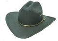 Western Express Inc Blk-Stallion Straw Adult-HC-10BLK-EA
