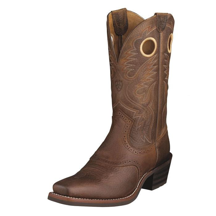 Ariat Mens Heritage Roughstock Square Toe Western Boot-10002227