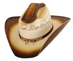 Western Express Inc Straw-Cattleman Claw Hat-LIN-24