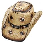 Western Express Inc Straw-Tan +Brown-LIN-44