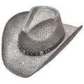 Western Express Inc Straw-Gray Silver Pinch Front-LIN-59