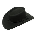 M and F Western Twister Gambler Crushable Black - Mens