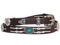 Western Express Inc Hatband Choc Laced Stud USA-OC-105