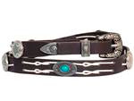 Western Express Inc Hatband Choc Laced Stud USA-OC-105