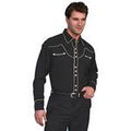 Scully Leather/Bny Contrast Piping-P-620BCR