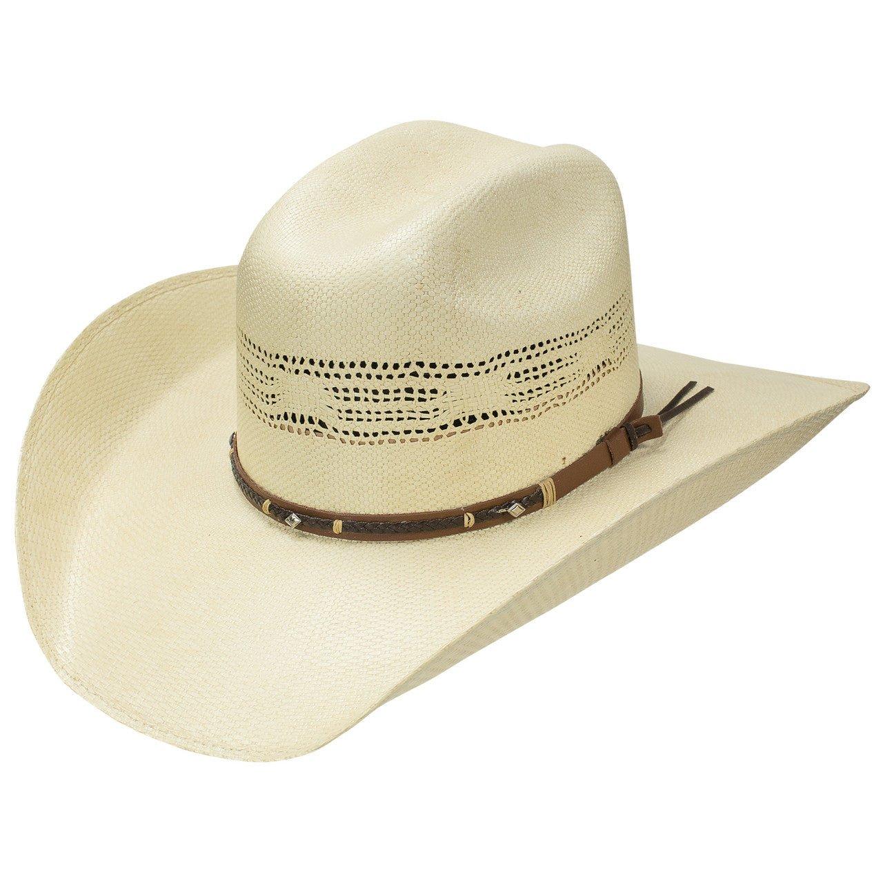 Stetson Mule Creek Light Brown Straw Cowboy Hat-SSMLCK-514005
