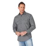 Wrangler Mens Western Shirt Grey-75806GY