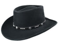 Bailey Joker Black Wool Felt Western Cowboy Hat-W07LFZ-BK001
