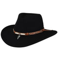 Bailey Sundown Black Wool Felt Western Cowboy Hat-W18EDC-BLK