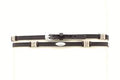 M and F Western 3/8 Genuine Leather  Rawhide Hatband - Mens