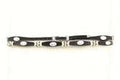 M&F Western Hatband-Blk Slvr