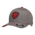 M&F Western Ariat Grey Shield Flex Fit