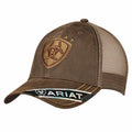 M&F Western Ariat Rumblin Brn Oilskin Mesh