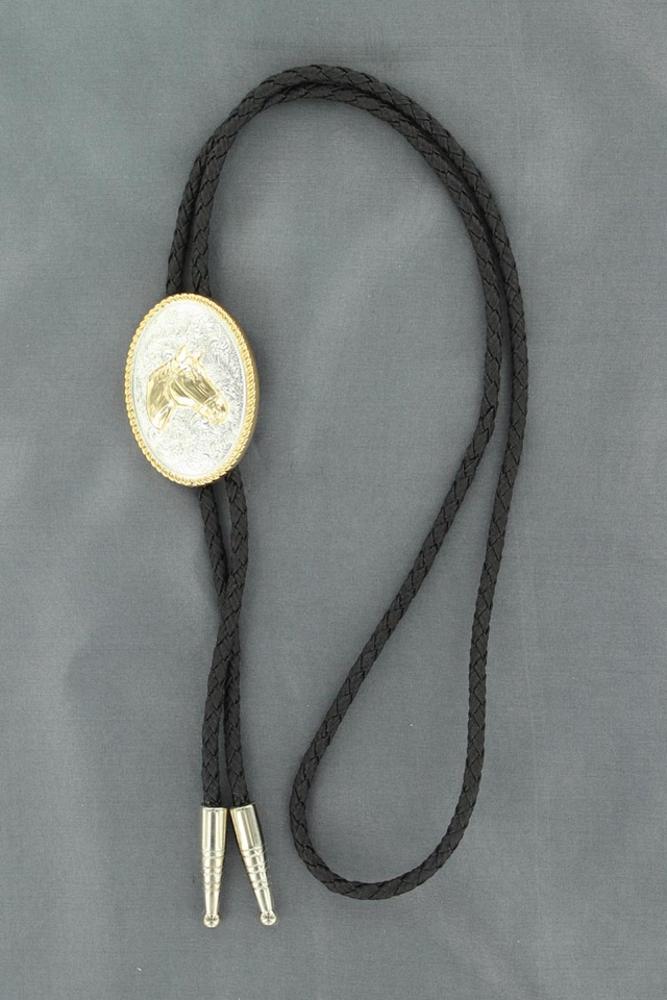 M&F Western Bolo Tie-Horsehead