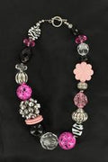 M&F Western Pink/Zebra Mix-Match Necklace