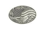 M&F Western Buckle- God Bless Oval