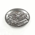 M and F Western Nocona Mens Buckle Oval Eagle - Mens