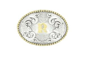 NOCONA OVAL INITIAL BUCKLE - B