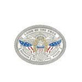 M and F Western Nocona Mens American Eagle Buckle 7916 - Mens