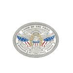M and F Western Nocona Mens American Eagle Buckle 7916 - Mens