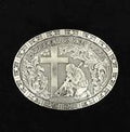 M&F Western Buckle - Ovalsold+Cross Free