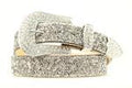 M&F Western Belt-1 1/2 Clear Crys Chip Bk