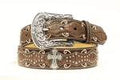 M&F Western Belt-1 1/2 Pat Inly Crsscnc Br