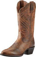 Ariat Womens Round Up Round Toe Drktoffee-10018619
