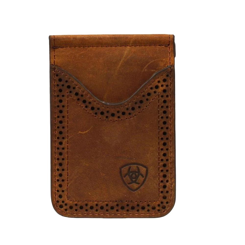 M&F Western Ariat Cardcase Prefedge Brn