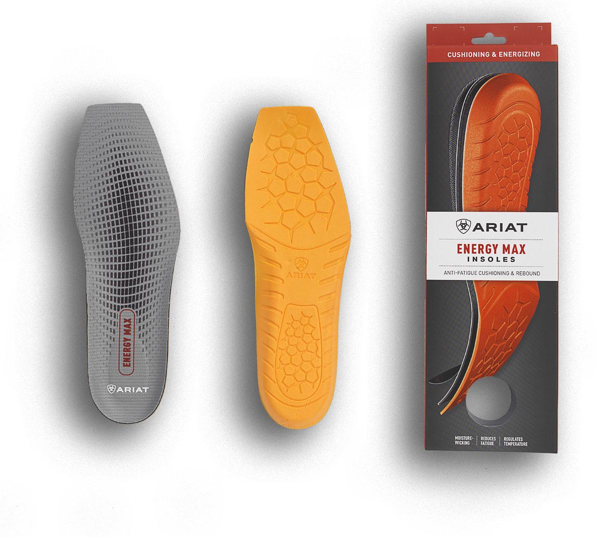 M and F Western Ariat Mens Energy Max Insole Wide Square Toe 2205 - Me