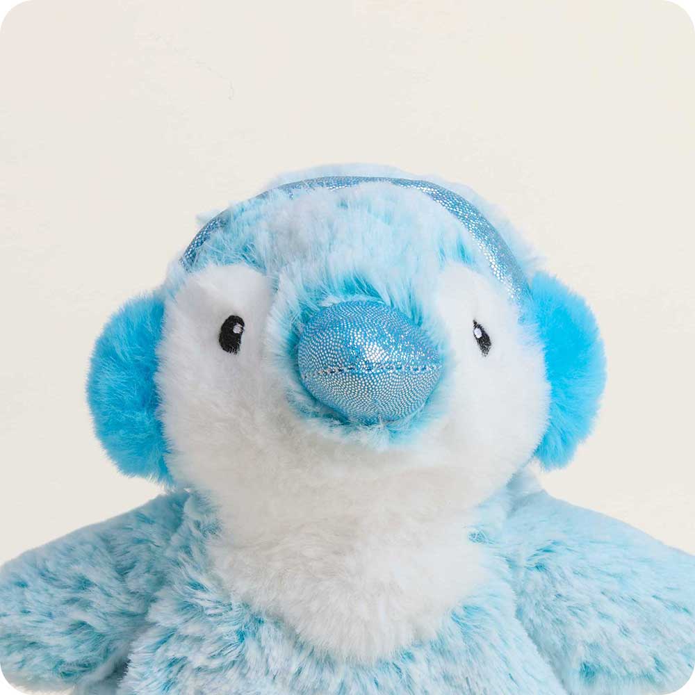 Warmies Junior Blue Winter Penguin 9" Microwavable Plush view 2