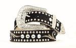 M&F Western Horse Hair Rhinest 11/2 Belt