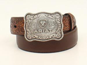 M and F Western Ariat Boys Western Belt 1002 - Mens