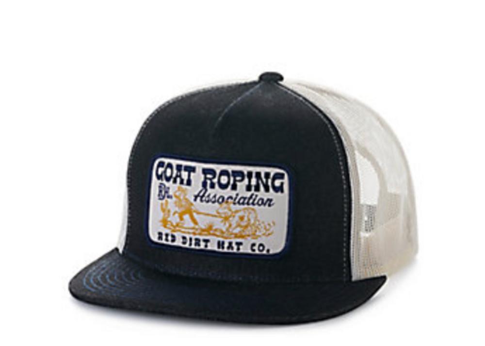 Red Dirt Hat Co Goat Roping - Black Khaki-RDHC215