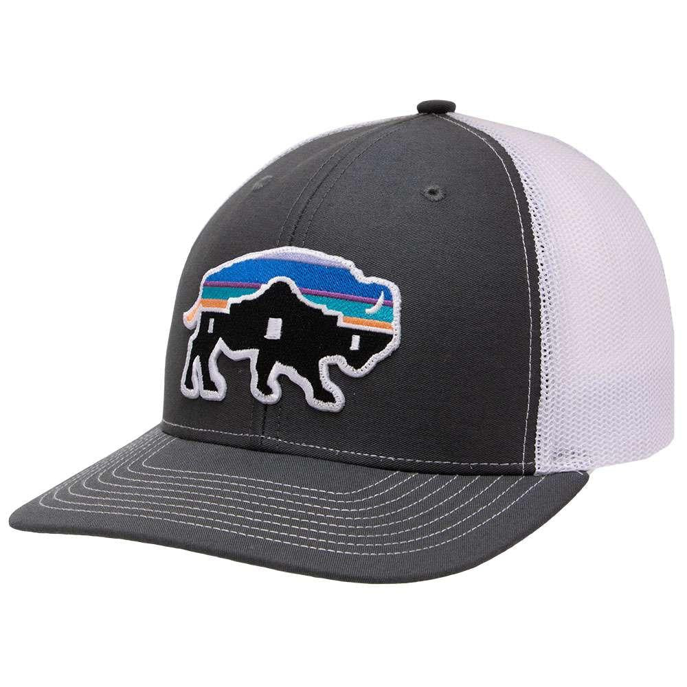 Red Dirt Hat Co Alamo Buffalo - Char/Wht-RDHC64