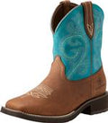 Ariat Womens Shasta H2o Bked Brn/turq-10021477