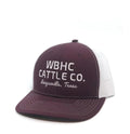 Whiskey Bent Hat Co Cattleman Maroon/Wht Wbhc Patc-WB05