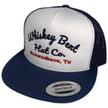 Whiskey Bent Hat Co Conway Navy/White Cap-CNWAY
